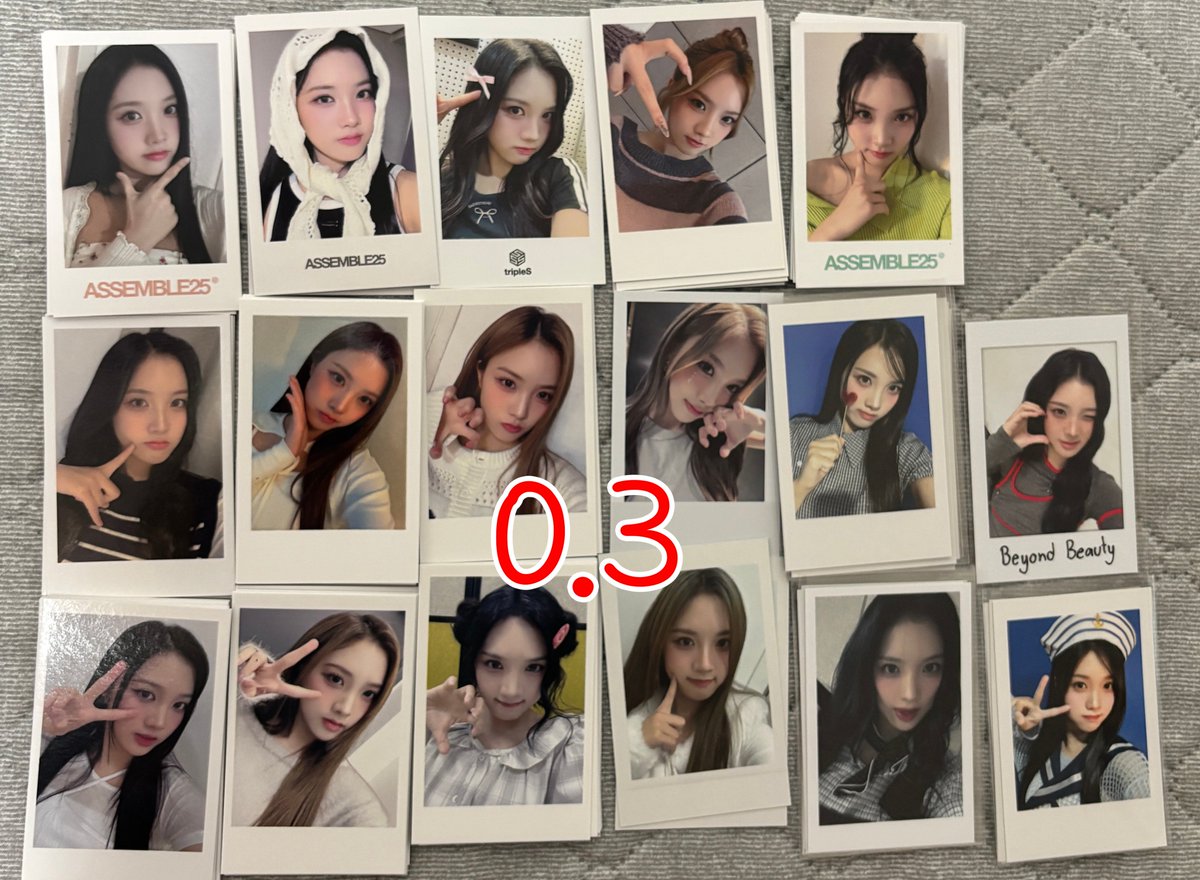 PHOTO_DATA100's tweet photo. 트리플에스 팬싸 특전

폴라로이드형포카 미공포 양도 판매

tripleS polaroid photocard pc poca benefit 포카 포토카드 폴라 폴라로이드 오브젝트

김채원 채원 설린 정해린 서아 지서연 지연

https://t.co/yOpls0h4Y3

1.5 이상 거래 가능 https://t.co/SyuIfVev1r