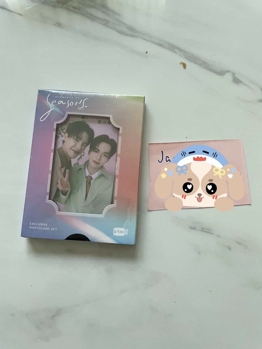 ppw_we's tweet photo. thank you for selling!! everything arrived safely  #รีวิวWinterNight https://t.co/k4sZ2TXAIR