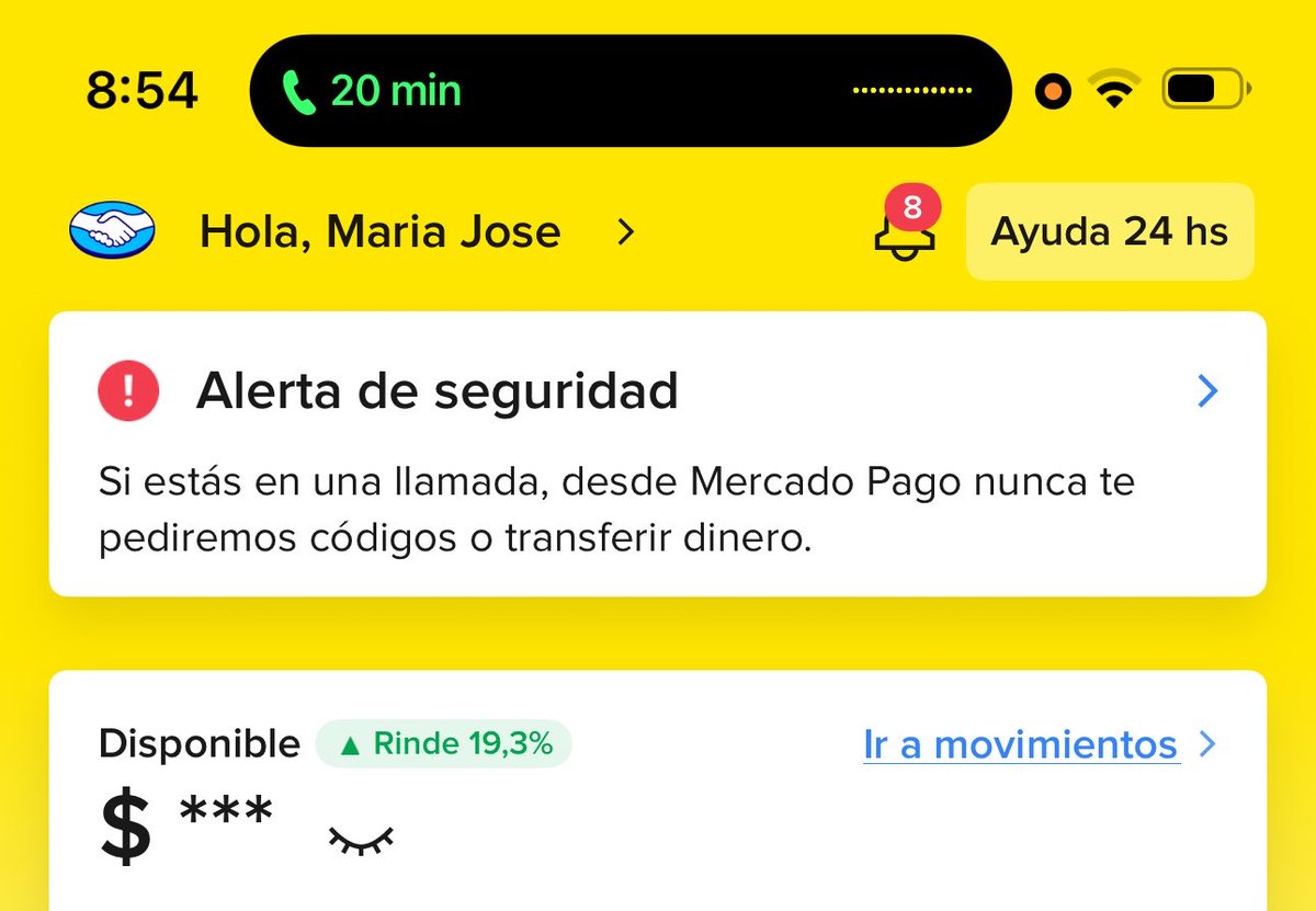 Si abrís mercado pago mientras hablas por teléfono te sale un cartel diciendo: no seas boludo, que no te estafen. 
A favor.