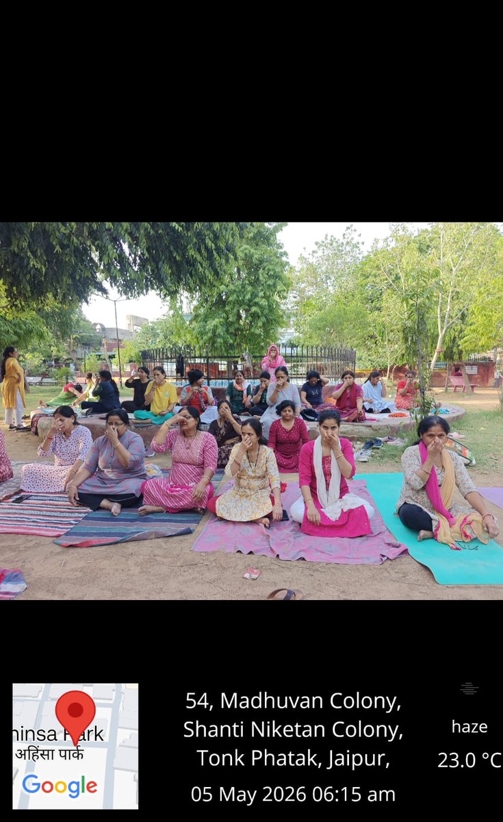 ayush_rajasthan's tweet image. योगाभ्यास शिविर #yoga #ayurveda #Ayushv #jaipur