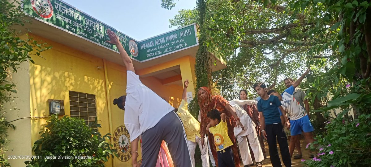 ayush_rajasthan's tweet image. योगाभ्यास शिविर #yoga #ayurveda #Ayushv #jaipur