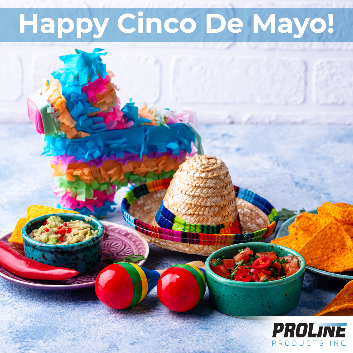 ProLineDallas's tweet photo. Happy Cinco de Mayo from Pro Line Products! Wishing you a great day filled with good food, good drinks, and time well spent. Enjoy the celebration and stay safe.
#CincoDeMayo #CommunityStrong #CelebrateTogether #ProLineProducts https://t.co/aSZZ1wkGzb