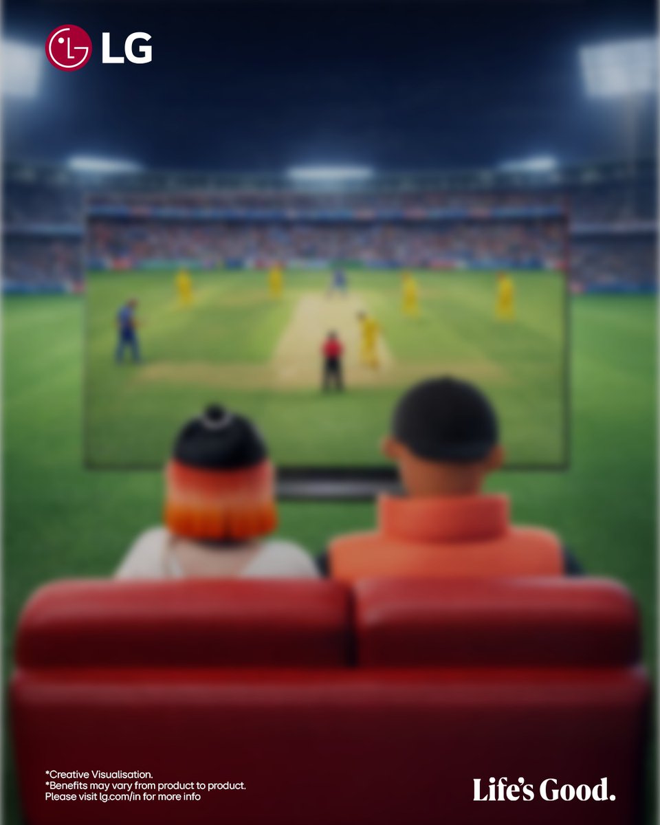 LGIndia's tweet image. To catch every detail, you need stadium-level clarity.

LG OLED delivers perfect blacks, vivid colors and an immersive viewing experience like never before.

Know more: bit.ly/4kXoEhm

#LG #LGIndia #LifesGood #LGOLED #OLEDTV #LGAITV #Cricket #BringHomeTheStadium