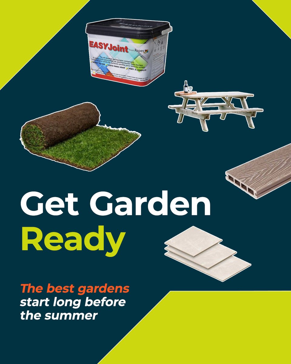 Huws_Gray's tweet photo. ☀️ Summer gardens are made in spring. Get ahead now with the landscaping products that will make yours the one everyone’s talking about. https://t.co/McdtzxkCH9