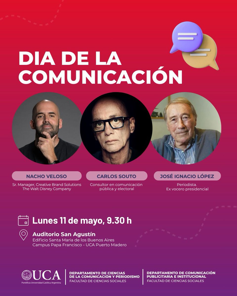 Quedan todos invitados. Los espero, será un placer.