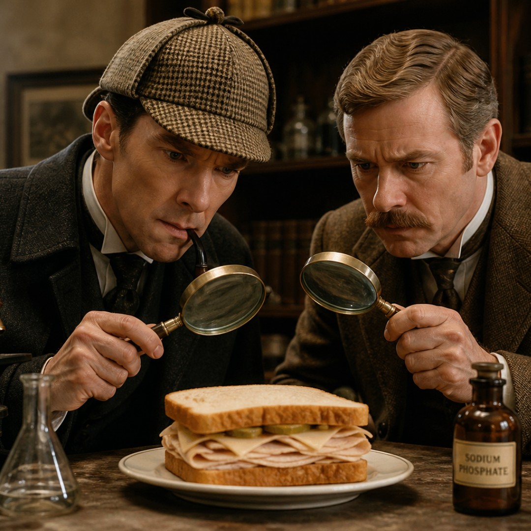 ChefDrMike's tweet photo. Take-away Tuesday
In the spirit of the original Sherlock Holmes stories—first unveiled as serialized mysteries in The Strand Magazine—we bring you a previously undiscovered case…

🔎 Sherlock Holmes and The Case of The Vanishing Vitality

A curious tale involving Sherlock Holmes, Dr. John Watson, a seemingly innocent sandwich…
…and a mystery that strikes at the very heart of modern health.

Told as a 3-part serialized adventure. 
Part 1: https://t.co/y4E9HhQOZ9

Want to go deeper into the science behind the story?
Discover Food as Information in:

Dinner with God: Understanding The Language of Food
https://t.co/dP2Ijaybos
“It’s amazing—brilliant. I honestly don’t have words to fully express how much pleasure I had reading it. It is such an important contribution.”
— Carlos A. Monteiro

If food is a language…it’s time to learn how to read it.
Get your copy now:
https://t.co/dDPvc544Ij