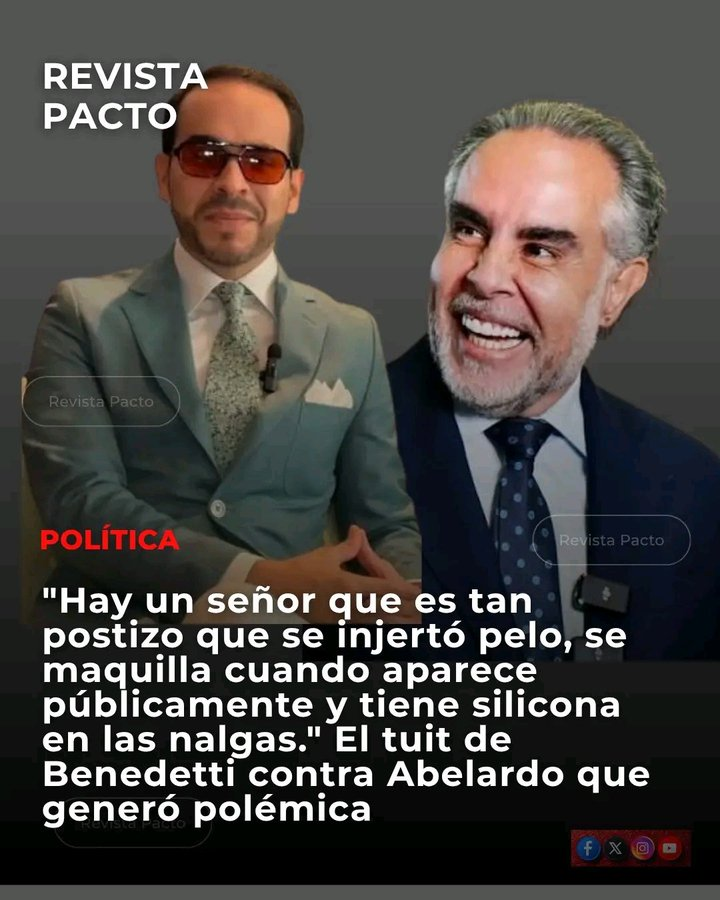 ¿Es cierto que Abelardo de la Espriella tiene silicona en las nalgas?
