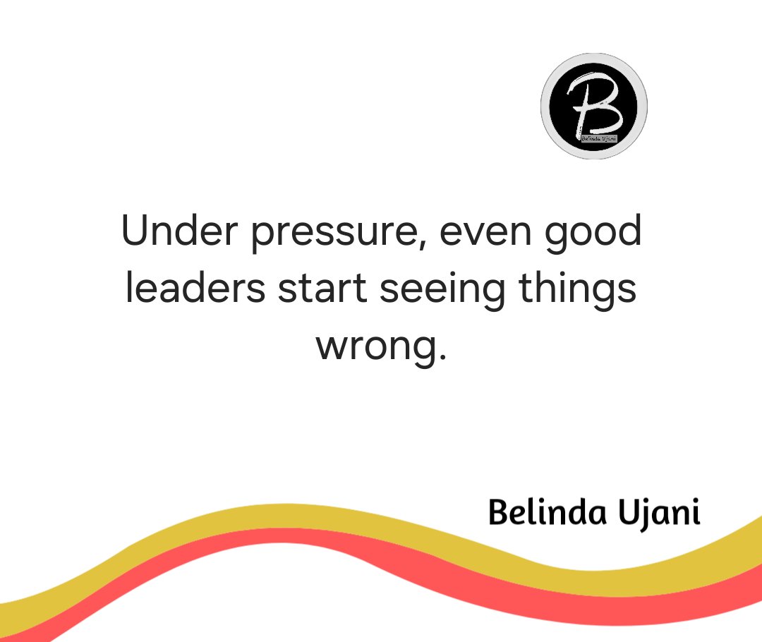 TheCoachBel's tweet image. Don't be in a hurry to react when a problem arises or a difficult situation escalates.
Learn to pause and establish clarity regarding the situation.
Pausing is not avoidance; it's wisdom and protection.

#Leadership #Pressure #Clarity