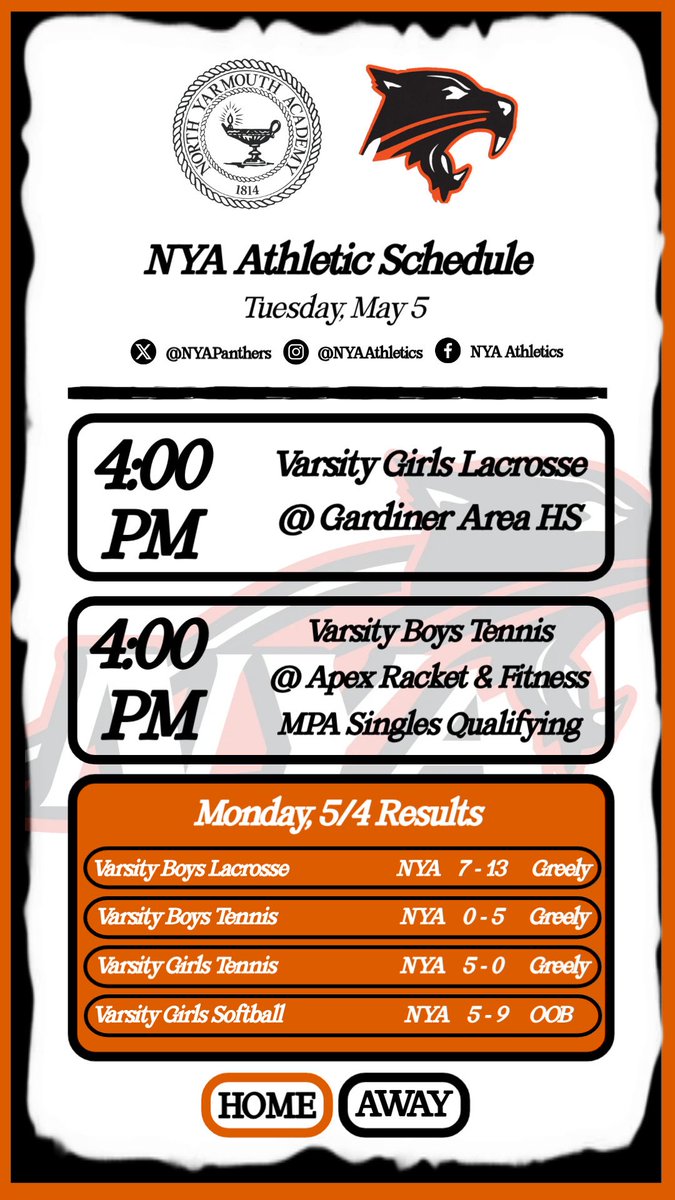 NYA Athletics tweet media