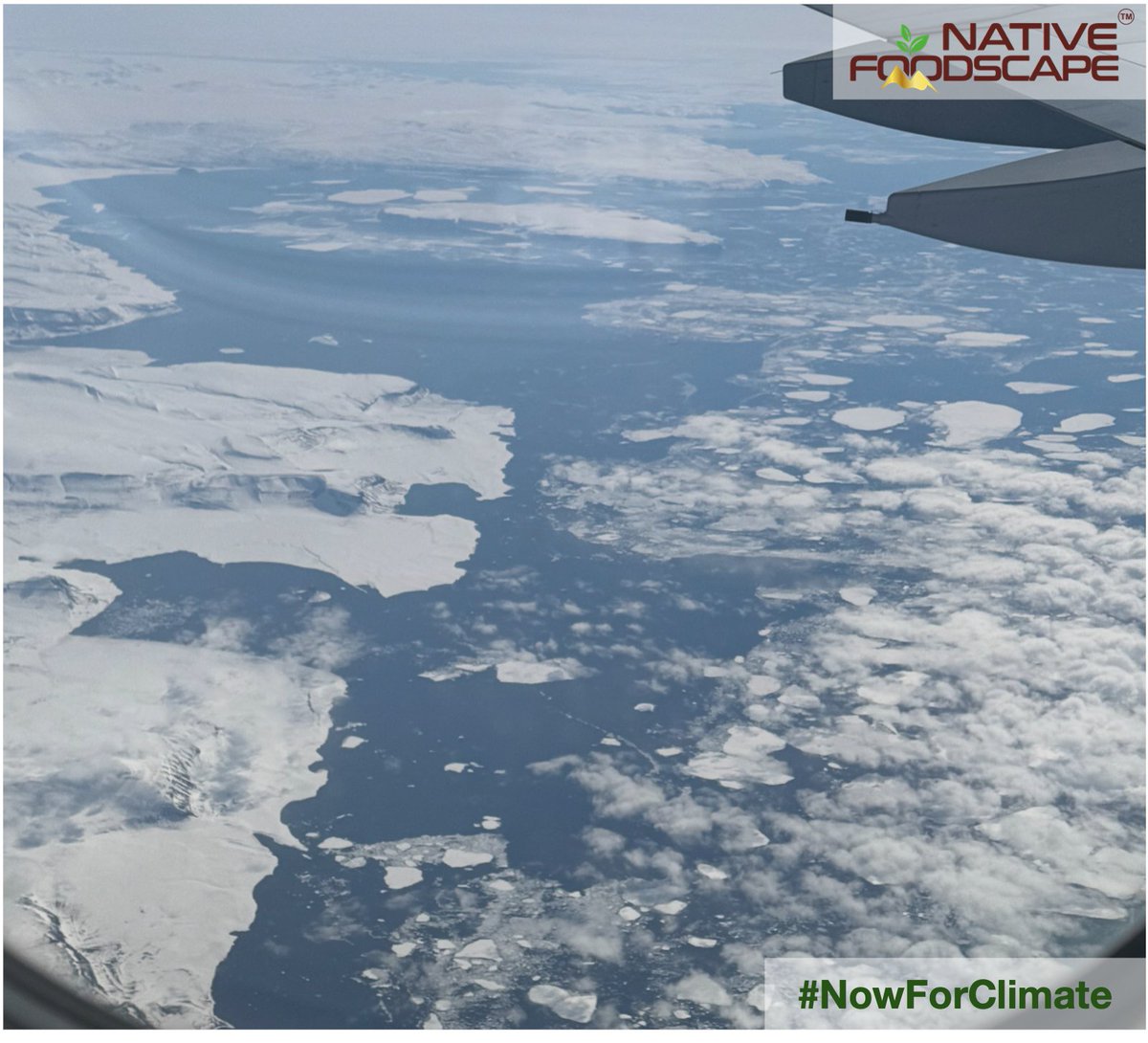 ChubamenlaJamir's tweet image. Reflections on #NowForClimate - as we observe #WorldEnvironmentDay 2026 one month from today.

Last May, I had a rare opportunity to fly over the Arctic, passing close to Iceland and Greenland. Clear skies, sharp sunlight—and below us a breathtaking expanse of frozen beauty.