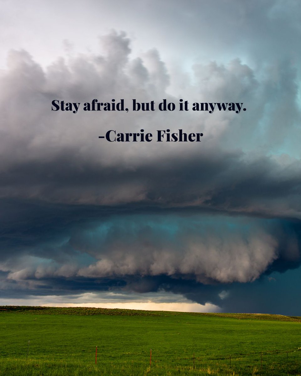 Entrepreneur's tweet image. Do it scared.