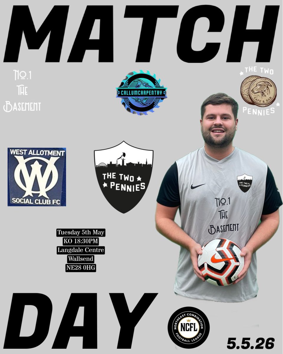 TheTwoPenniesFC's tweet photo. League action tonight 🟣

All support welcome 💪🏼

#upthepennies https://t.co/f60MDF0wEp