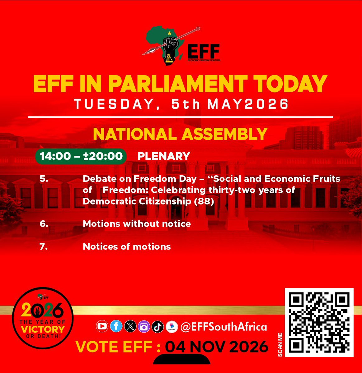 Economic Freedom Fighters tweet media