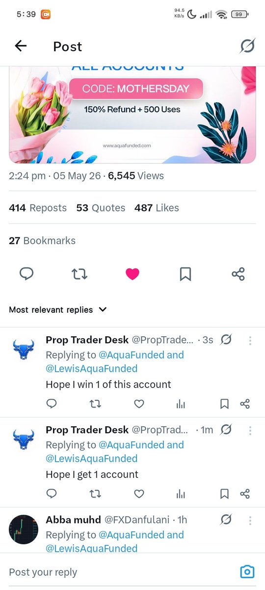 Prop Trader Desk tweet media