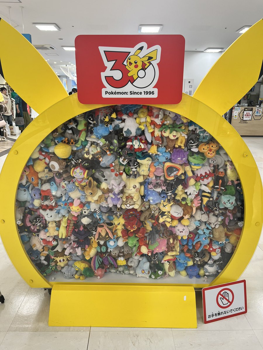 ラブラでポケモンセンター出張所やってました、寄ってみようかなと思ったら、凄い人で辞めました