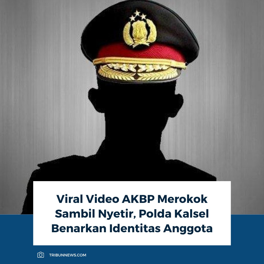 kompascom's tweet photo. Baca selengkapnya: https://t.co/YIs8xIHAH9
Video polisi berpangkat AKBP merokok sambil menyetir viral di media sosial. Polisi itu diketahui bernama Saharudin dan bertugas di Polda Kalsel.
~RK #polisi #AKBP #kalsel https://t.co/1gdx0hgh8S