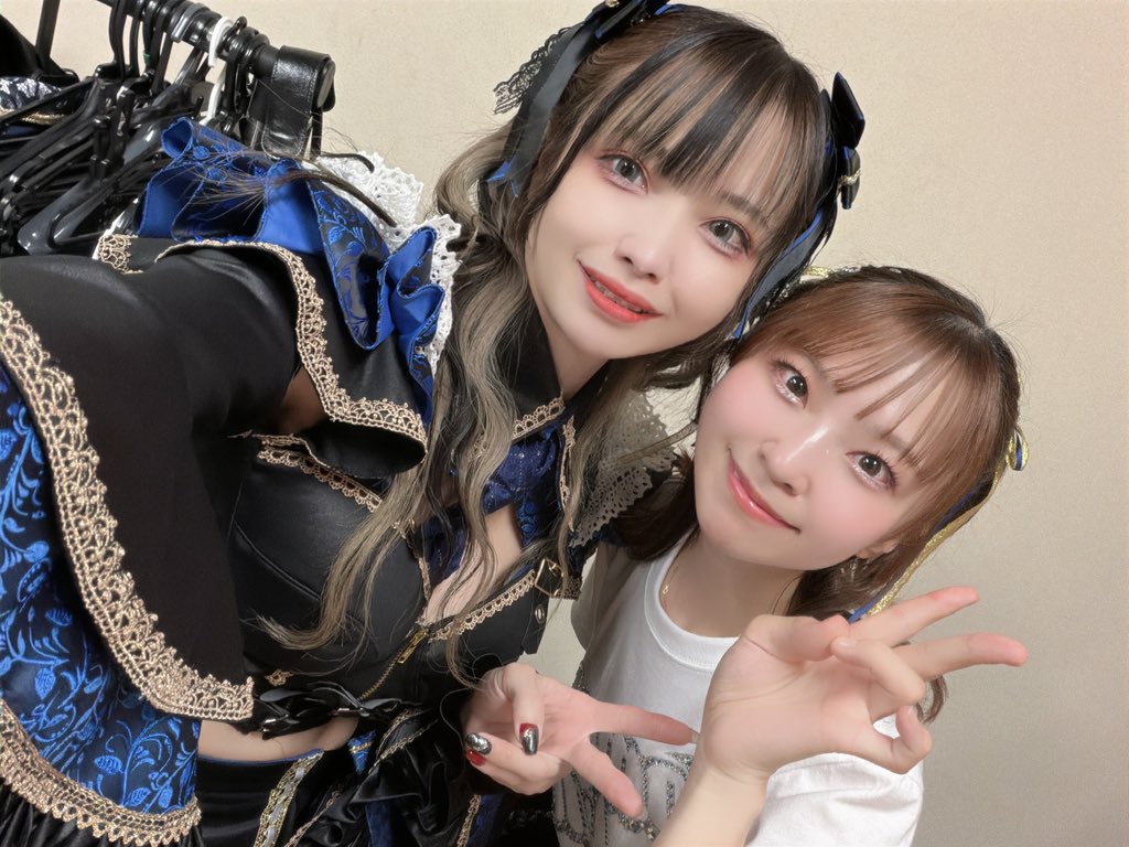 まりえさんとわっしょいできて楽しかった〜😂💙 また是非コラボして