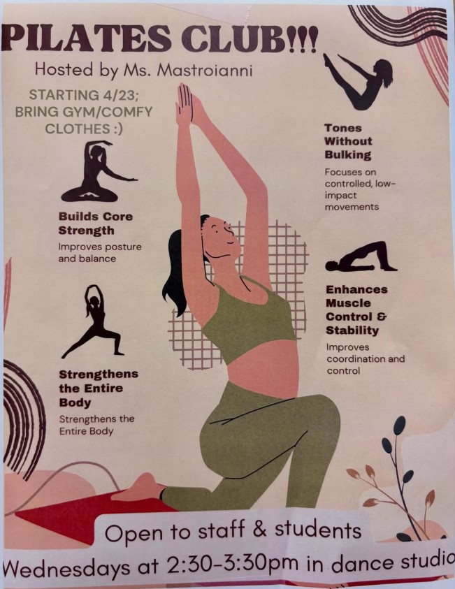 SGL378's tweet photo. Want a mind-body exercise that focuses on core strength, controlled movements, and precise breathing to improve overall physical fitness and stability?  Staff &amp; Students - join our Pilates Club, facilitated by our very own Ms. M. https://t.co/VPNoExbaJZ