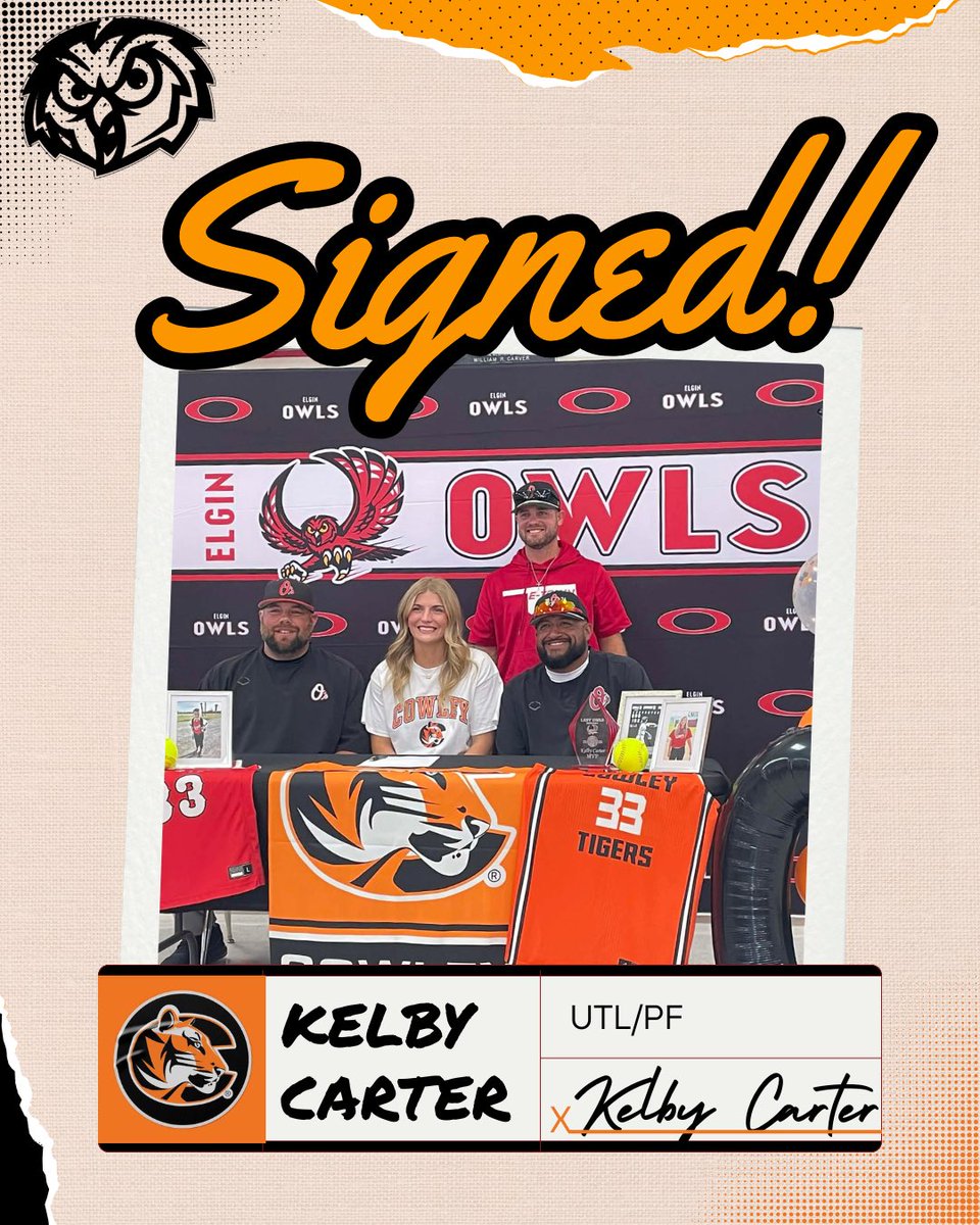 ElginSoftball_'s tweet photo. @KelbyCarter2026 ✍️ https://t.co/2ArECdlKBD