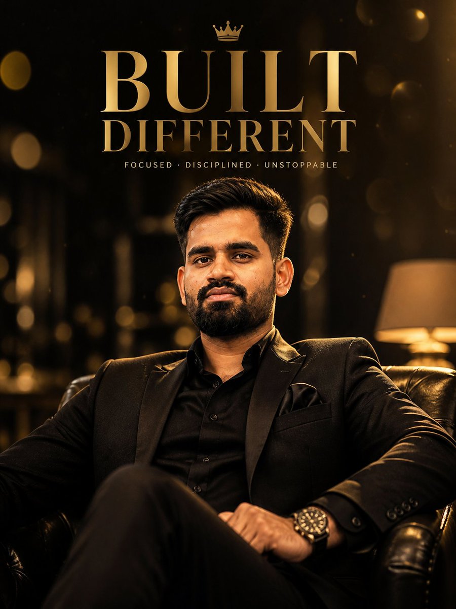 risewithdev's tweet image. Success isn’t luck.
It’s silent work, consistent discipline, and ruthless focus.

I didn’t change overnight — I built myself daily.
#BuiltDifferent #Discipline #Mindset #SelfMade #Unstoppable
#exlore