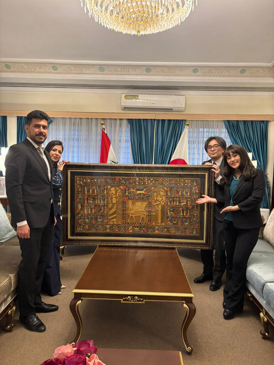 JAPANAmbIRAQ's tweet photo. في يومي 25 و30 نيسان، دعيت أعضاء من مجلس النواب العراقي إلى السفارة لمناقشة مشاركتهم القادمة في برنامج تدريب جايكا في اليابان. https://t.co/tyWjlSPrfP