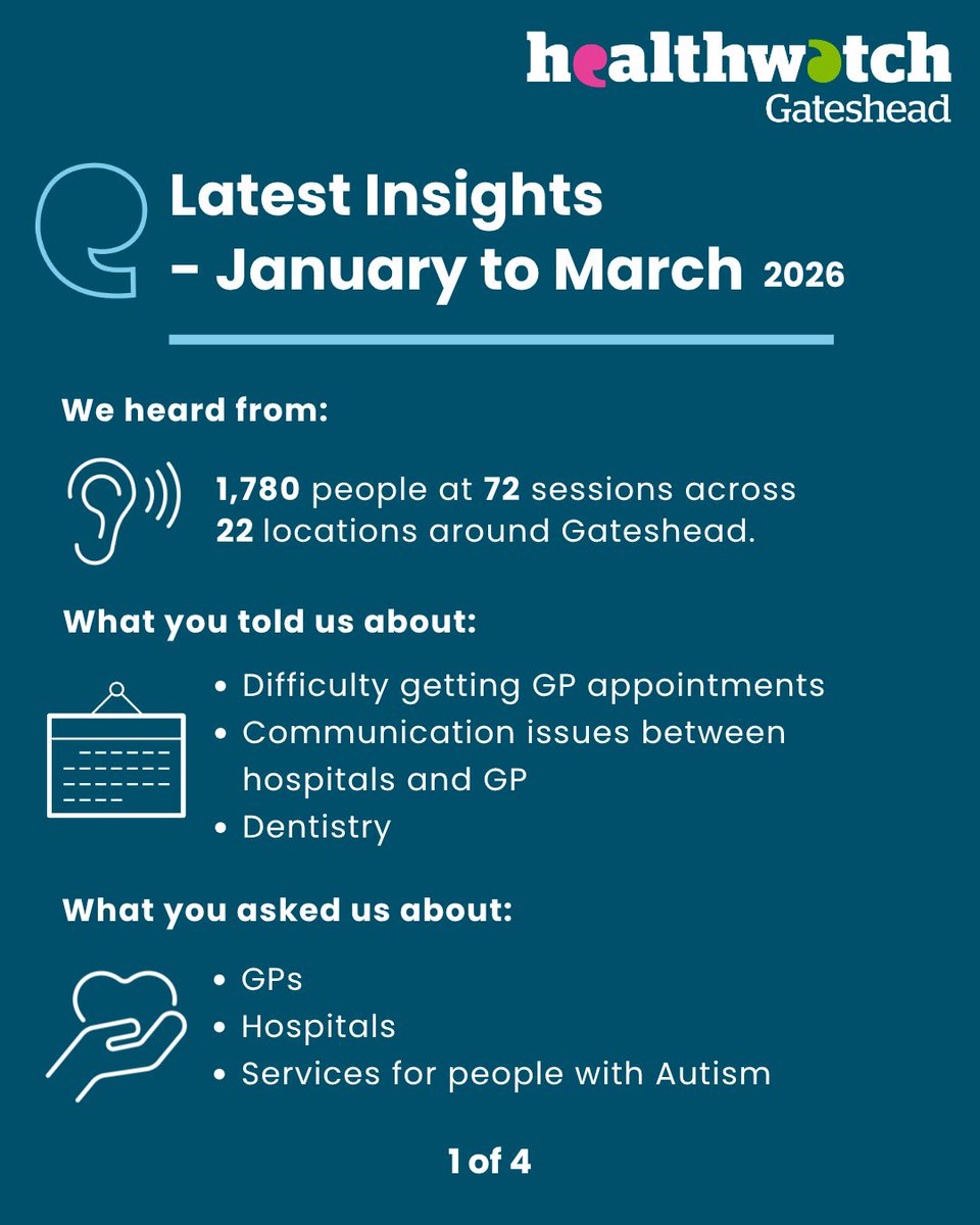 Healthwatch Gateshead tweet media