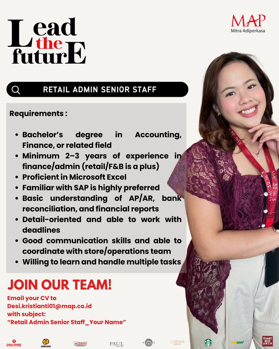 Info loker dari MAP.