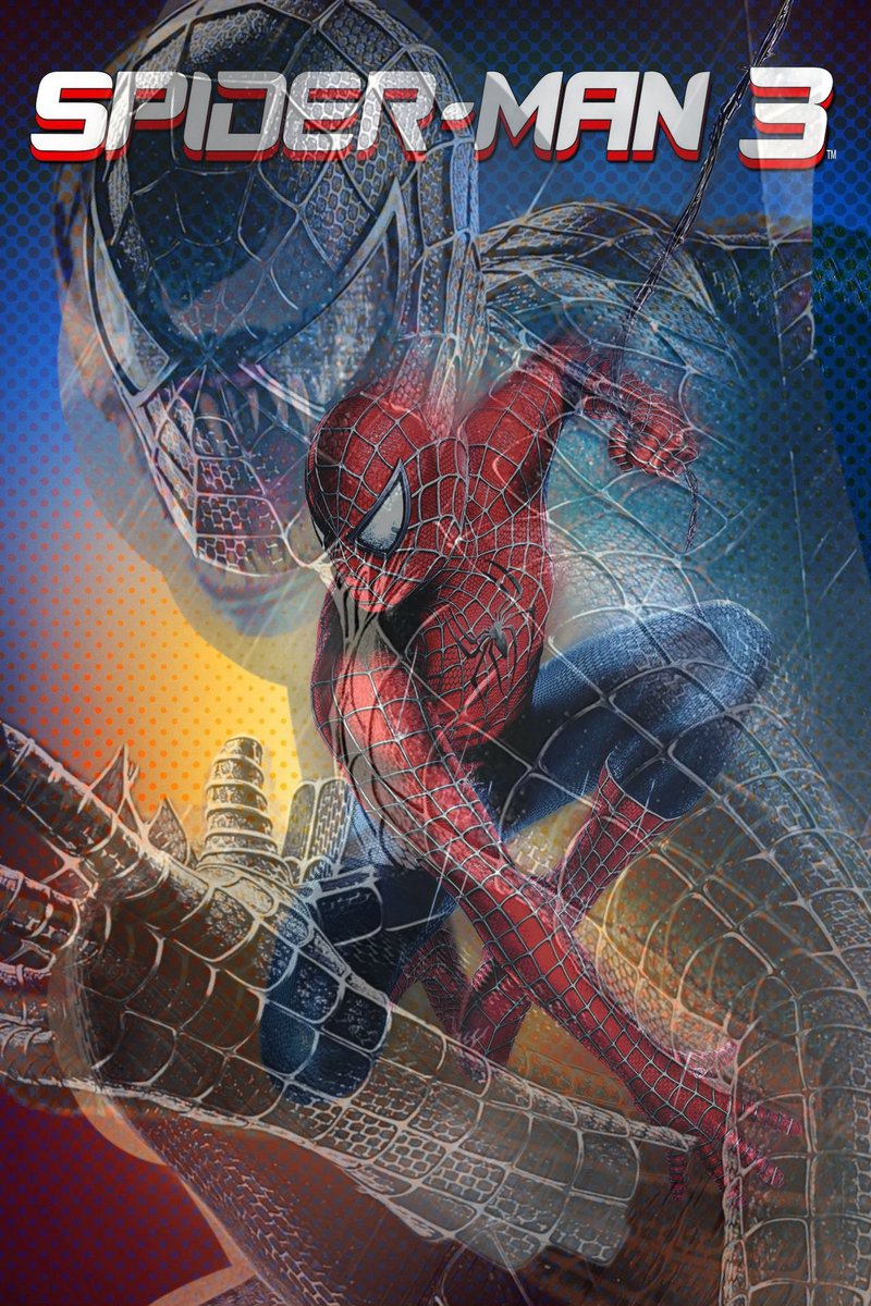 wallopinwebz's tweet photo. the last one is so ridiculously ass and lazy. Font from TASM and just a chopped up picture of black costume spidey with Venom’s head pasted ontop. https://t.co/dCKDvyWXj5