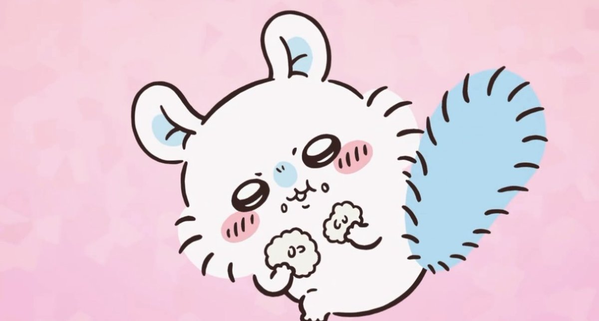 ꒰՞o̴̶̷̤ᾥo̴̶̷̤՞꒱の振り向き～✨️

#アニメちいかわ