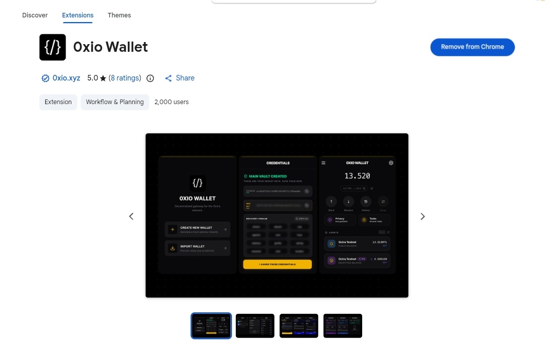 How To Claim $OCT Token Price Hard Pump 👀

Easy Way - 

 0xio Wallet - chromewebstore.google.com/detail/0xio-wa…

< Import Octra Wallet 

Go Link - bridge.0xio.xyz

Connect Evm And 0xio Wallet 

Bridge OCT To wOCT
Load 1$ Ethereum Fees ✅