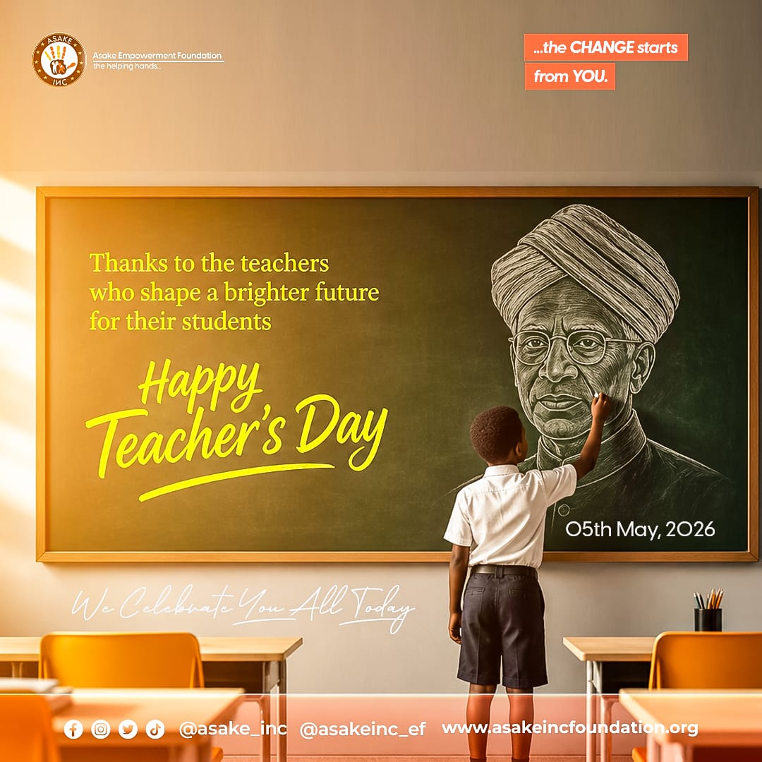 asake_inc's tweet image. One teacher can change a life. 📚✨
Today, we celebrate those shaping brighter futures—one student at a time. The change starts with them… and with us.
Say thank you. Support education. Be part of the impact.
#HappyTeachersDay #BeTheChange #AsakeImpact  #asake_inc