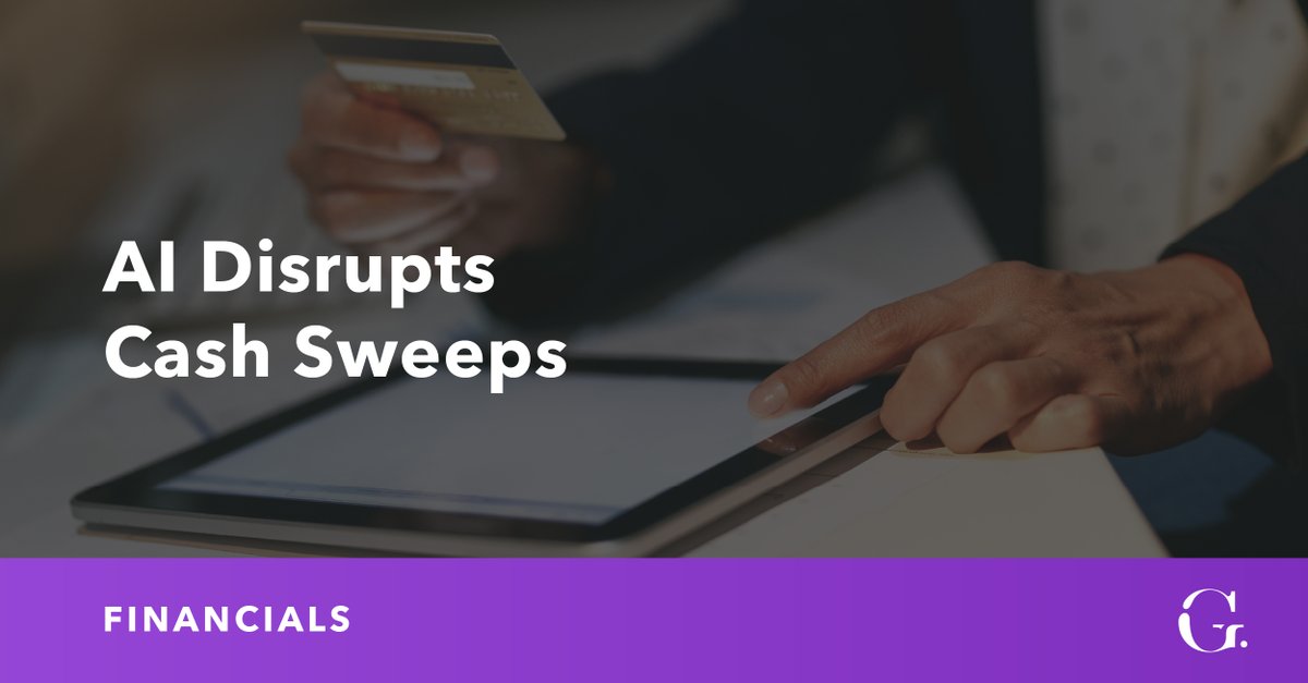 Guidepoint's tweet photo. Will agentic AI reduce cash sweep balances and put pressure on a key revenue stream for wealth platforms? A former Managing Director of Wealth Management at Wells Fargo assesses how automation could shift client cash allocation and reshape pricing models at firms like Charles Schwab and LPL Financial. https://t.co/pLfO3APG8a