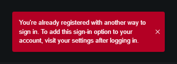 prakis's tweet photo. @boltdotnew login UX issue. Says I am already registered but wont tell me how? and with which login. DeadEnd. https://t.co/mhZNjBg8IQ