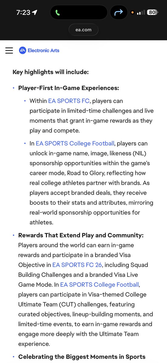 Is EA Sports College Football 27 Out tweet media