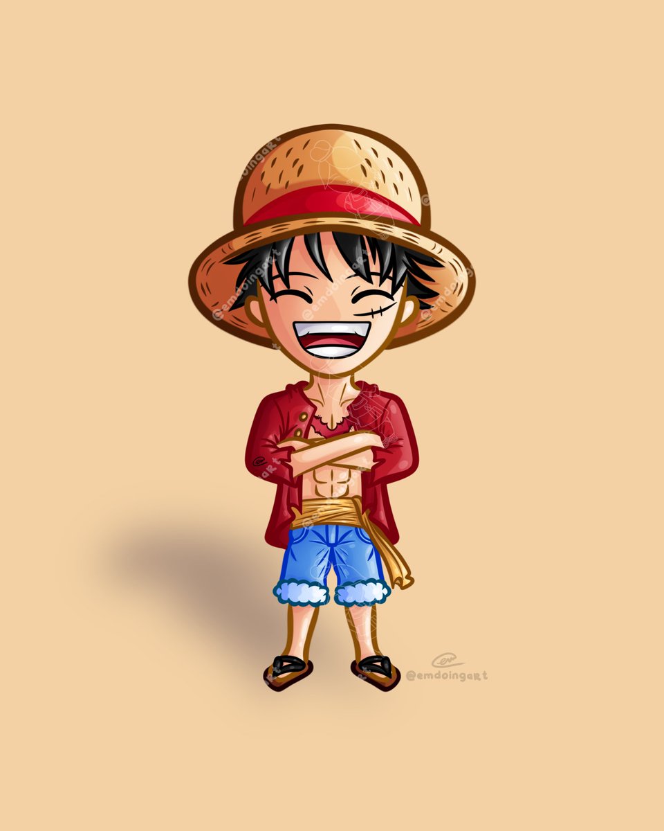 Happy Birthday to the one and only, Monkey D. Luffy.

It was way past due time to draw Luffy, so here he is!  Share with some of the biggest One Piece fans you know!