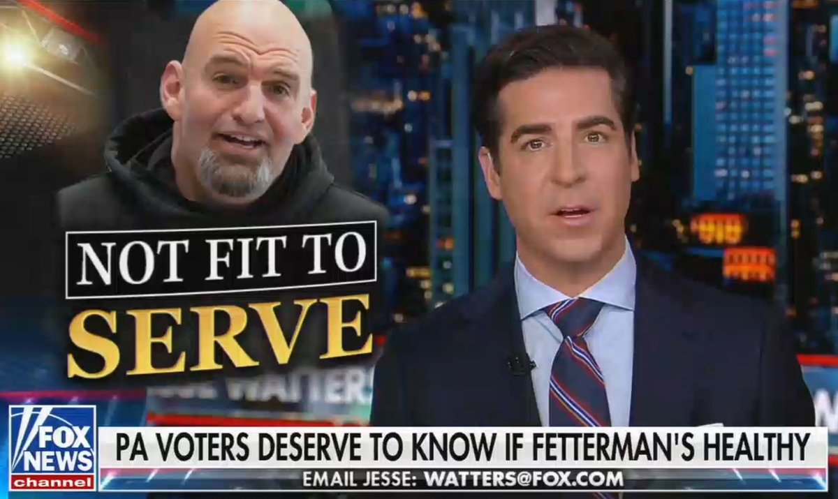 cary767's tweet photo. @JesseBWatters Four years ago this is how fox news covered john fetterman. fetterman just gave an interview to this same man, because now fetterman is the network's go-to for criticizing democrats. https://t.co/TiDQswFTWE