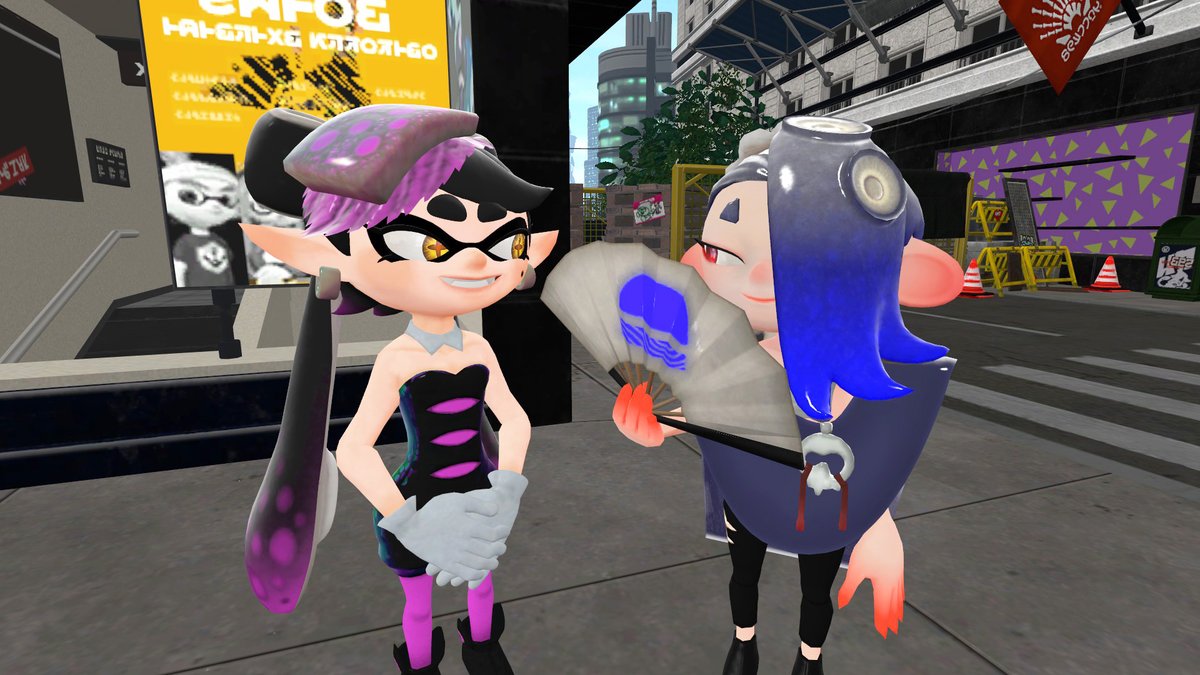 AndreasDAV03's tweet photo. How Splatoon girls idols interacting (pt. 1)
#splatoon #splatoonfanart #splatoon3 #splatoon3fanart #splatooncallie #splatoonmarie #splatoonfrye #splatoonshiver https://t.co/9r2ckenOFF
