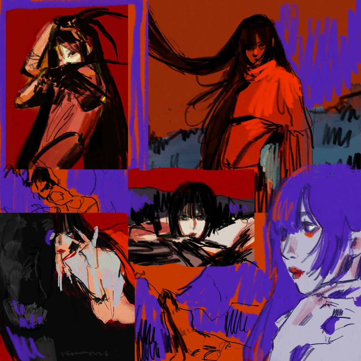 storm3326's tweet image. #winter new concept photo sketches/color studies