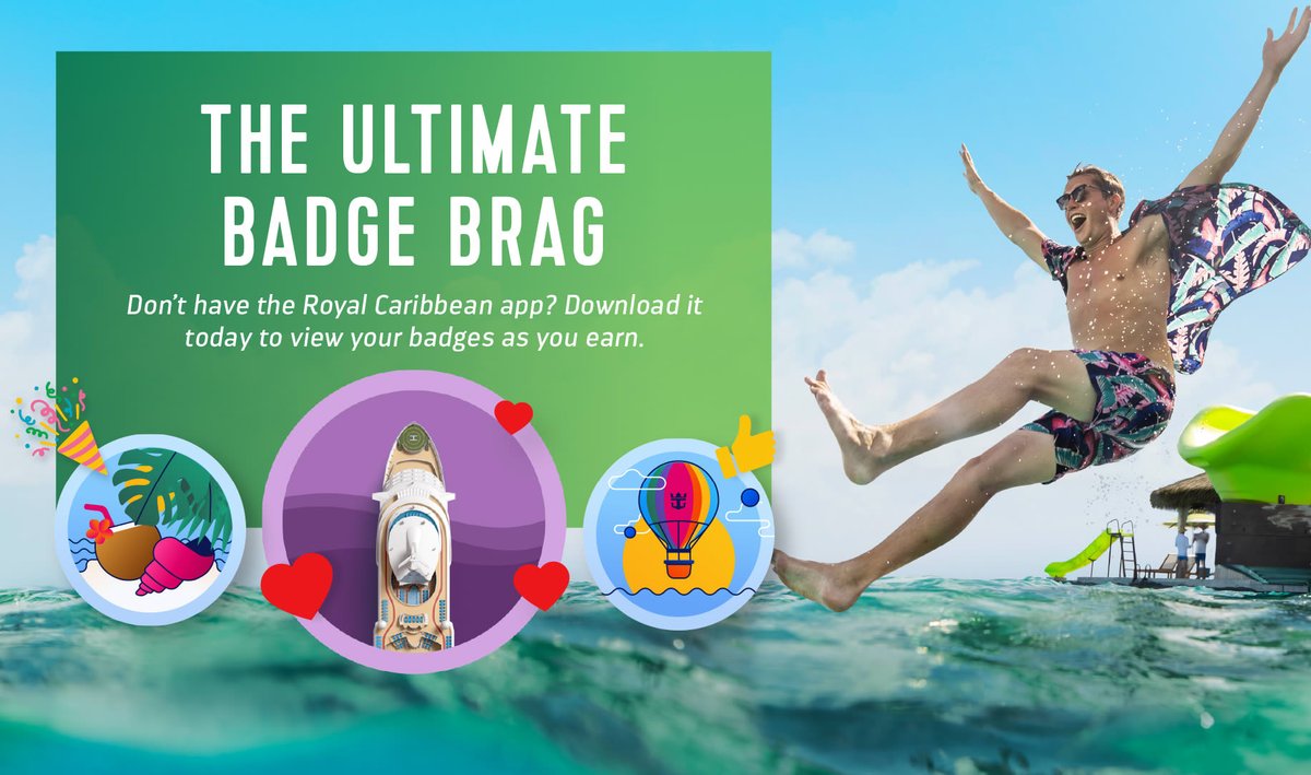 ThaliaLewisDV's tweet image. 🚢 Collect badges for every ship and destination with Royal Caribbean! Which one are you excited to earn? Drop your goal in the comments! 👇

Want to start your collection? Reach out to me at tklewis@dreamvacations.com to book your cruise today! 🌎✨ #BadgeBrag #RoyalCaribbean