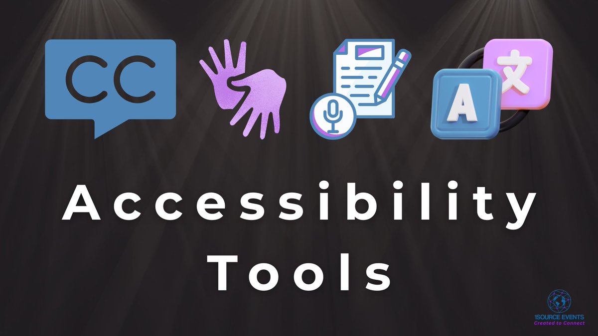 Your event strategy includes broader reach, stronger engagement, and an inclusive experience. We’re here to help.

From #ASL to #translation, #captions to #compliance, online/onsite - we bring accessibility to the forefront so your message lands with every attendee.

💙✅💜