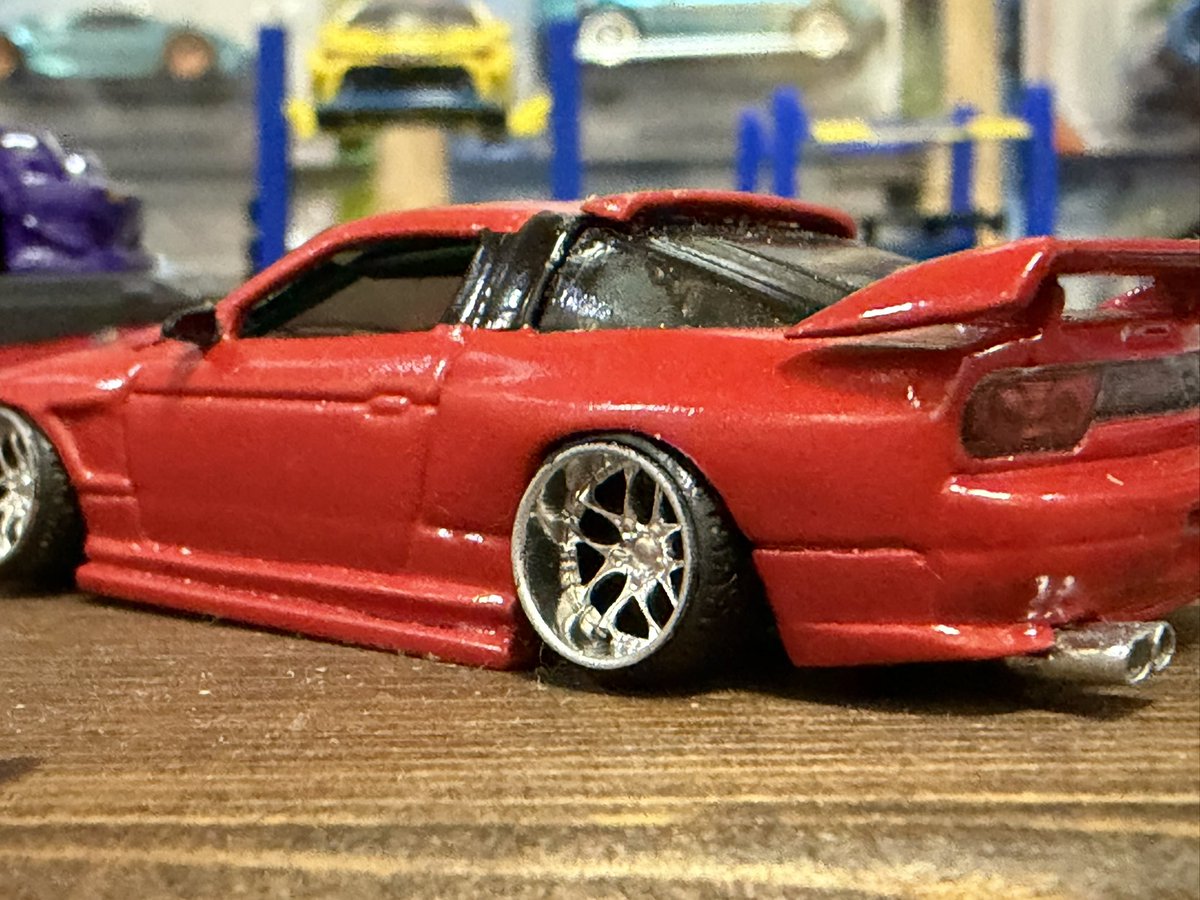 ishichan4mini's tweet photo. @Creeping_BIack さんが以前製作してくれた私の180SX２号機のミニカーが2024年元旦の地震で破損してしまいましたが、修理＋グレードアップしていただきました！
クオリティがヤベーです！！
ありがとうございます！！ https://t.co/mDdc3iSG0v