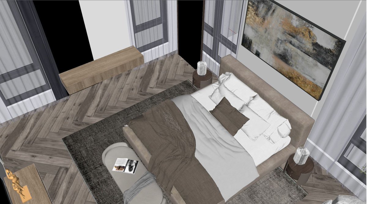bakaresolo's tweet image. We worked on an interior model of a bedroom space last week following the client mood board precisely and this was the outcome 

#modelling #3D