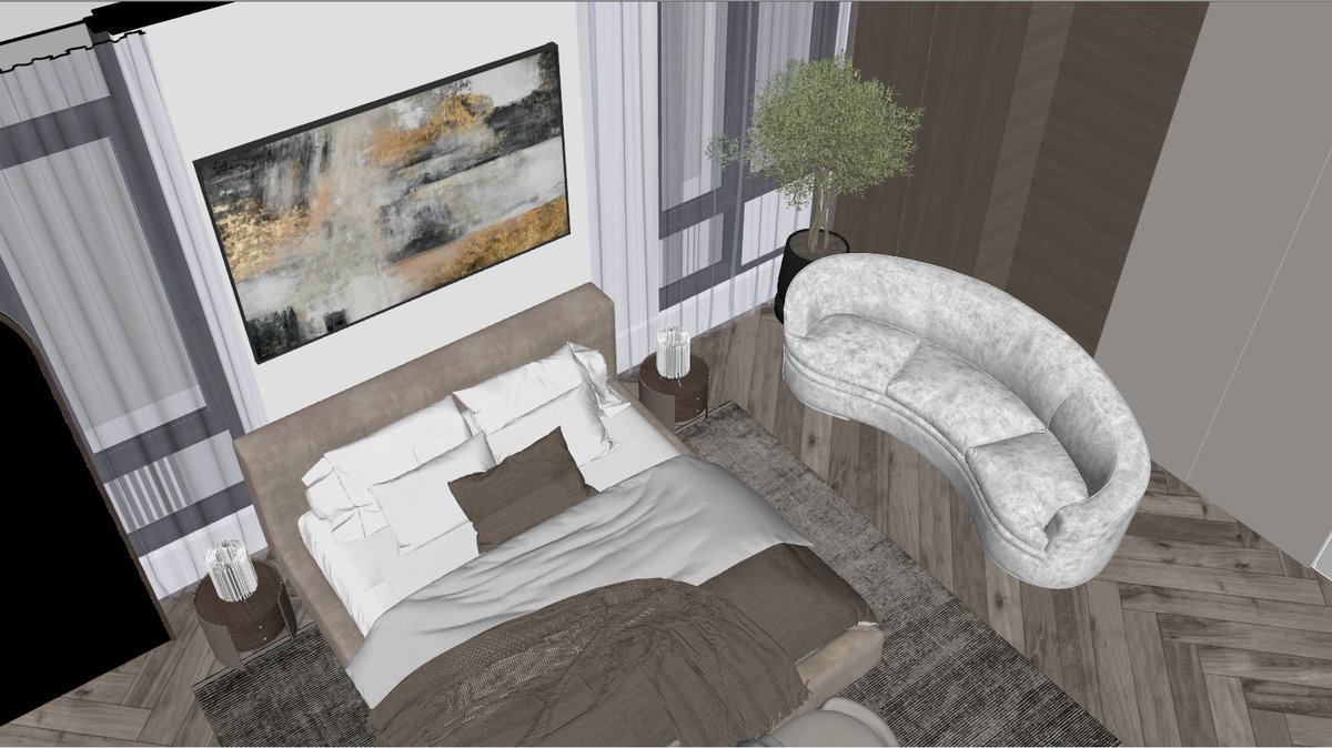 bakaresolo's tweet image. We worked on an interior model of a bedroom space last week following the client mood board precisely and this was the outcome 

#modelling #3D