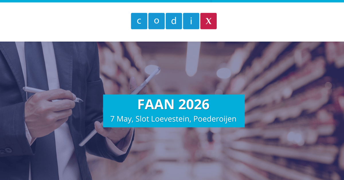 CODIX_SA's tweet photo. #Factoring in the #Netherlands fuels billions – but the real shift is #tech-driven #transformation.
📅 May 7 | FAAN Event 2026 | Slot Loevestein

Meet #CODIX &amp; Stany Geerinckx to discuss efficiency, transparency &amp; scale.

Let’s build the future👇
 https://t.co/uM4Q8L6vzp https://t.co/95DXSnsCvM