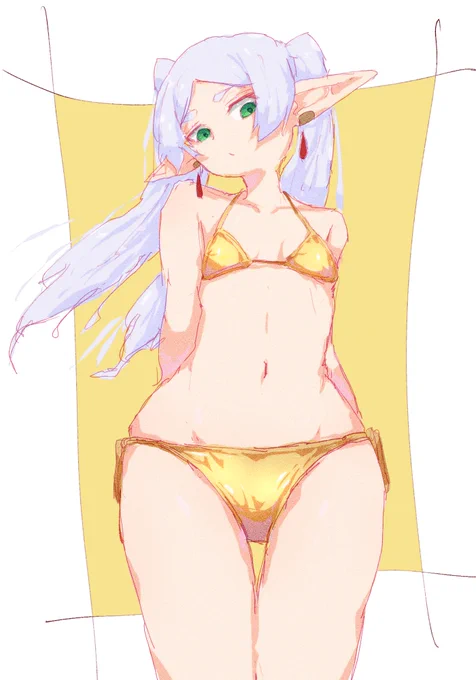 金ビキニ フリーレン