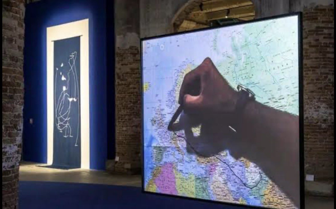 CriptoPandora's tweet photo. Bouchra Khalili - Mapping Journey (2008-11)
#borders &amp; #transit https://t.co/GDwyPqYxH0