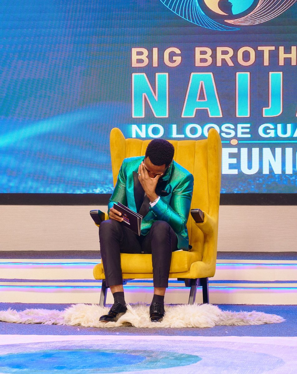 BBNaijagistplug's tweet image. How the reunion got ebuka feeling like 😆

Level up.                           No lose guard 

#BBNaija