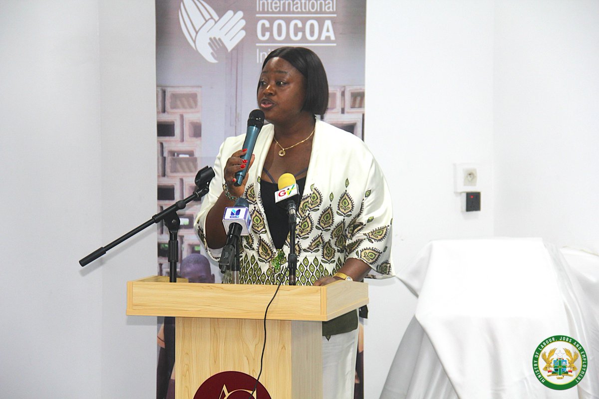 ChildLabourUnit's tweet photo. Ghana launches the Compendium of Statistics on Child Labour—a vital tool for evidence‑based action and accountability. We appreciate the International Cocoa Initiative (ICI) and all partners for their collaboration in advancing the fight to end child labour.
#EndChildLabour #GH https://t.co/NJ6LUISNrf