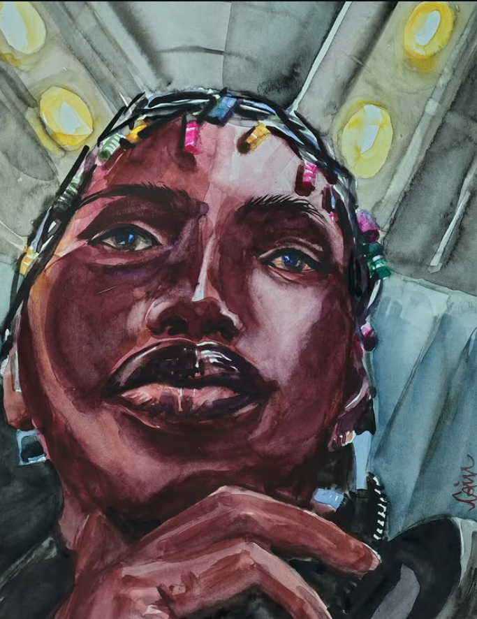 DeonticScorekpr's tweet photo. Watercolor on 250gsm hot press paper, A4

#Watercolorportrait #Portraitpainting #Watercolour #Painting #CainPinto https://t.co/nBvYTJn4a4