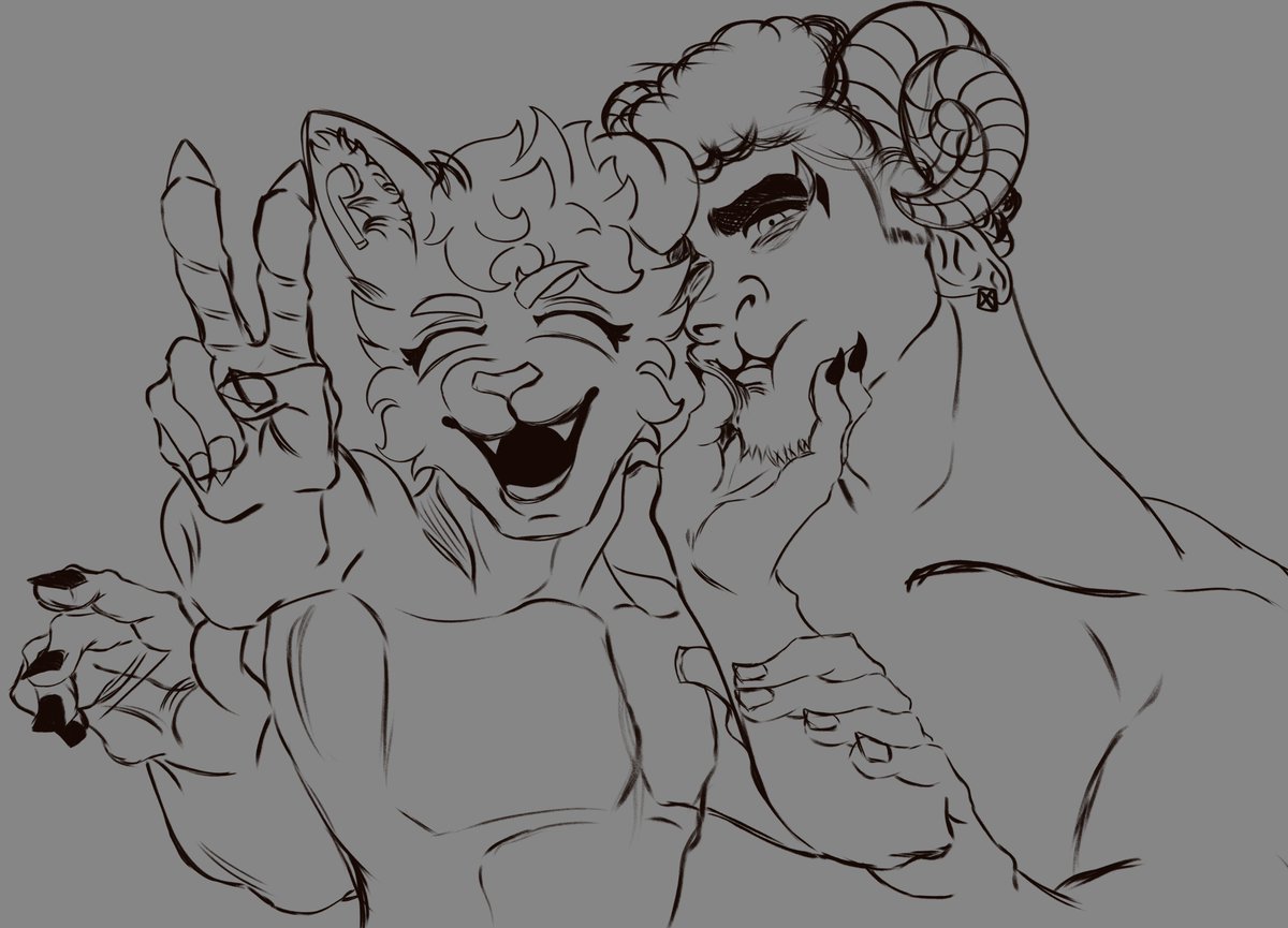 SkullsMist75509's tweet image. WIP of a gift for some friends of mine #digitalart #furryart #oc #commissionme #fursona #artcommissions